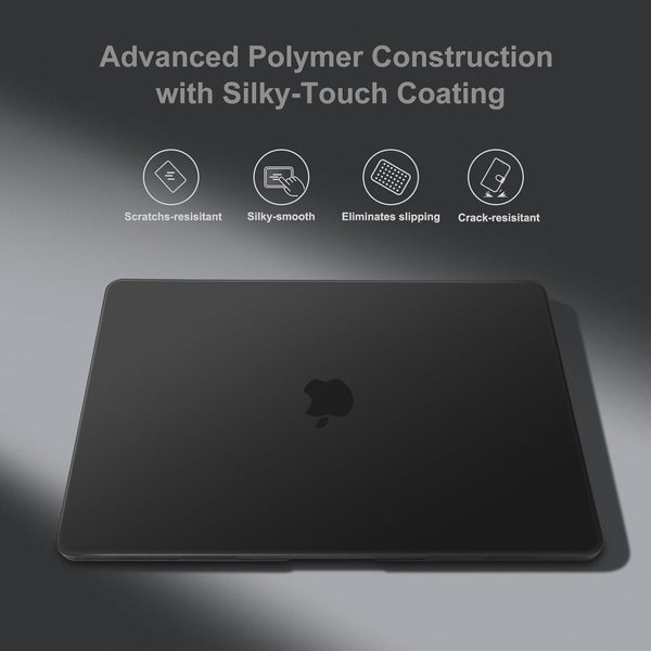 MOSISO Compatible with MacBook Air 13 inch Case M1 Chip 2021-2018 Release A2337 A2179 A1932, Plastic Hard Shell&Keyboard Cover&Screen Film&Storage