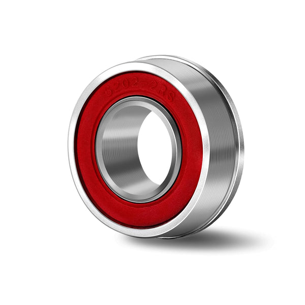 XiKe Flanged Ball Bearings ID 5/8" x OD 1-3/8", 10 Pcs | Applicable for Lawn Mower, Wheelbarrows, Windwill, Wagon, Carts & Hand Trucks Wheel