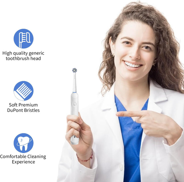 Replacement Toothbrush Heads for Oral B Braun, 8 Pack Professional Electric Toot