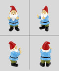 Gnometastic Mini Middle Finger Gnome 3.5in, Naughty, Funny Garden Gnomes Outdoor Decoration for Yard Lawn Ornament Fairy Garden Decor,