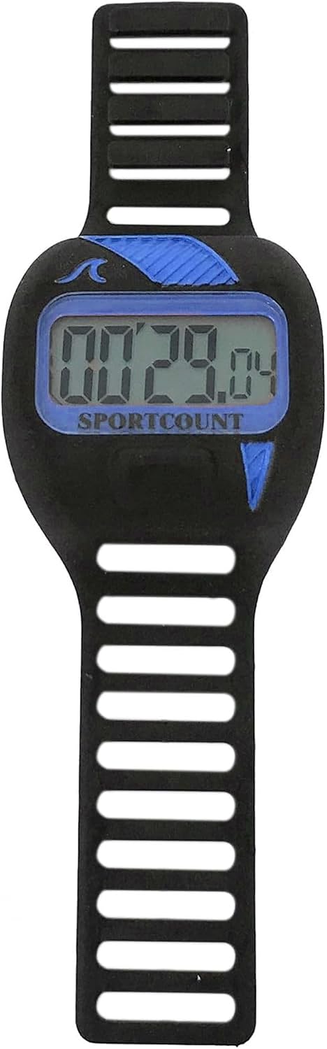 Sportcount LapCounter and Timer - Waterproof Lap Counter Timer for Swimming Biking Running Triathletes - Accurately Tracks Laps and Times to Help