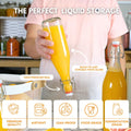 FastRack Swing Top Glass Bottles |8.5 oz – Pack of 8 | Clear, Flip Top Glass Bottles for Home Brewing, Carbonated Drinks, Kombucha, Fermentation,