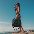 RealCool 35/45 Can Collapsible Soft Cooler Bag, Leakproof Ice Chest Black 35 can