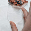 15PCS Round Acrylic Clear Keychain Blanks, Acrylic Round Circle with Hole 1/8 Inch Thick (Clear, 1") Clear 1"