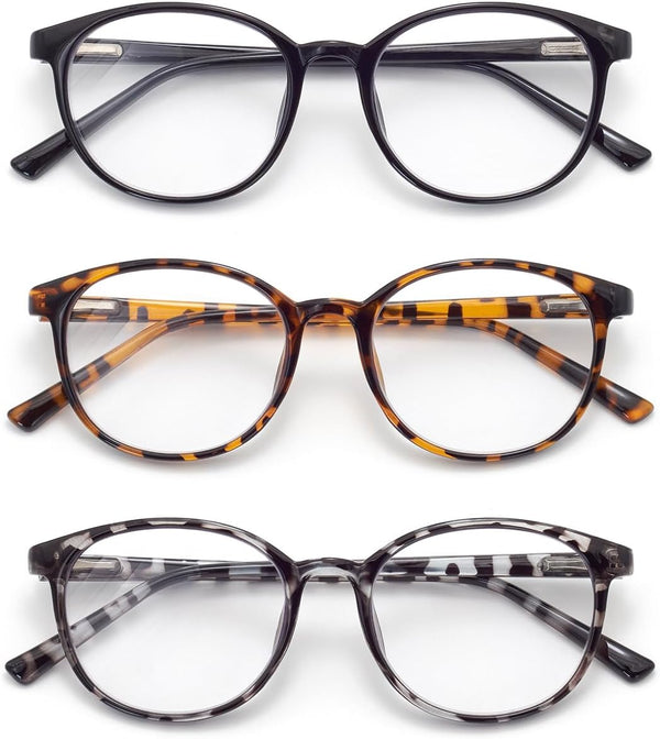 Blue Light Blocking Glasses round Women Men Computer Glasses anti Eye Strain/Uv/Glare Gaming Glasses