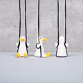 YGMONER Cute Swinging Duck Car Rear View Mirror Hanging Accessories Funny Car Interior Decor Gifts for Women Men (Duck)