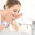 Kawaii Spa Headband and Wristband Set for Face Washing, Cute Soft Skincare Headbands for Women Girls, Fluffy Makeup Headband for Washing Face,