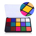 UCANBE Face Body Paint Oil, Professional 15 Colors FX Makeup Palette- Non Toxic Hypoallergenic Safe Facepaint for Halloween, Cosplay Costumes,