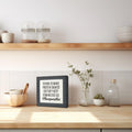 Olive You Signs, Home Kitchen Decor, Box Sign Wood Desk Sign Decors, Cute Kitchen Decor for Shelf, Olive Branch Sign, Farmhouse Decors, Home Bar