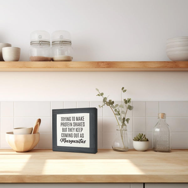 Olive You Signs, Home Kitchen Decor, Box Sign Wood Desk Sign Decors, Cute Kitchen Decor for Shelf, Olive Branch Sign, Farmhouse Decors, Home Bar