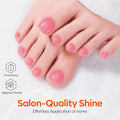 Modelones Nail Strengthener and Growth, Pink Purple Nail Polish Repair A A1 Pink Purple