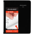 AT-A-GLANCE 2025 Planner, Weekly, 7" X 8-3/4", Medium, Block-Style, Dayminder, Black (G5350025)