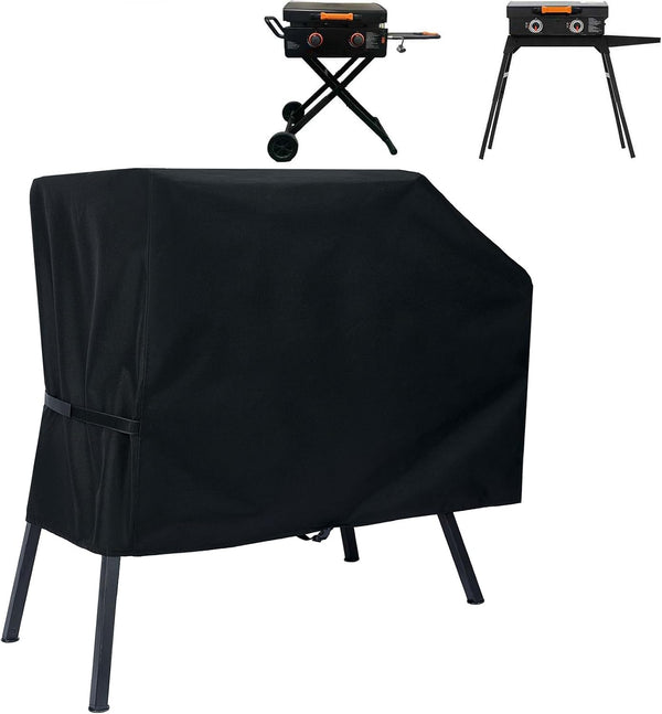 NOELIFE Grill Cover for Blackstone 22 Inch Griddle with Hood and Stand, Waterproof Griddle Accessories for Blackstone 17 and 22 Inch, Windproof