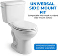 Qualihome Universal Toilet Tank Flush Lever, Chrome Finish Handle with Metal Nut, Fits Most Toilets (Side Mount)