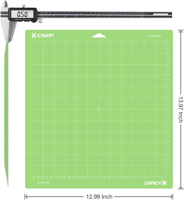 Cutting Mats for Cricut Maker 3,Explore 3,Maker,air 2,12x12 inch Standard+Light+Strong Grip 3 Mats Xinart 12x12" Variety Adhesive Replacement Cut