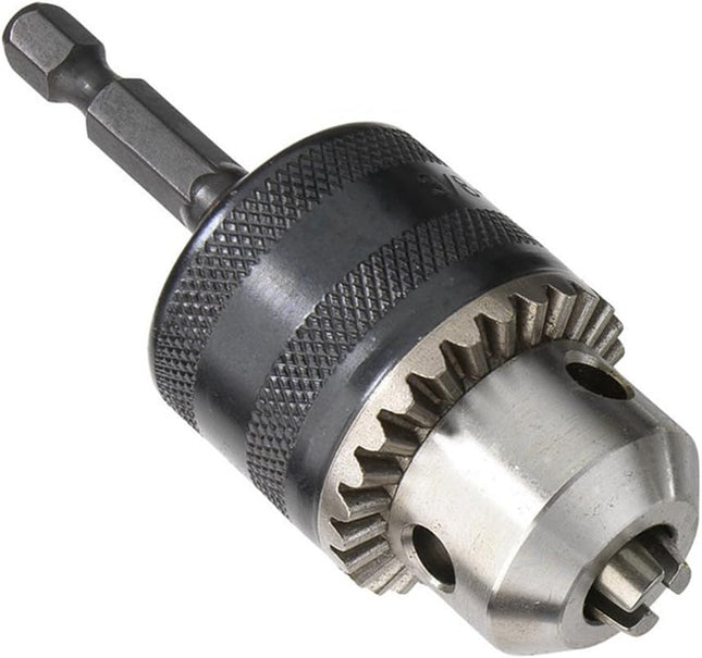Yakamoz 0.6-6.5Mm 1/40-1/4" Capacity Drill Chuck Adapter Converter with 1/4" Quick Change Hex Shank Impact Driver Conver