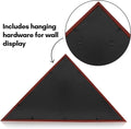 Americanflat Large Flag Display Case for Folded 5x9.5' Burial Flags - Engineered Wood Display Box for Wall or Tabletop - Silhouette Collection -