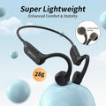 CXK Bone Conduction Headphones Bluetooth 6.0 Open Ear Headphones with Mic, Premium Loud Sound 10-Hour Playtime Bluetooth Headphones, IPX6