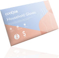 COOLJOB 2 Pairs Thickened Rubber Gloves with Cotton Lining & Non-Slip Grip, Colorful Household Long Lasting Dishwashing Gloves for Kitchen &