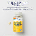 SOLARAY Super Bio Vitamin D3 in Coconut Oil - D3 Vitamin 5000 IU - Bone Health and Immune Support Supplement - Lab Verified, Made Wtihout Soy,