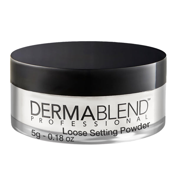 Dermablend Loose Setting Powder, Face Powder Makeup & Finishing Powder for Light, Medium & Tan Skin Tones Original Translucent 0.18 Oz