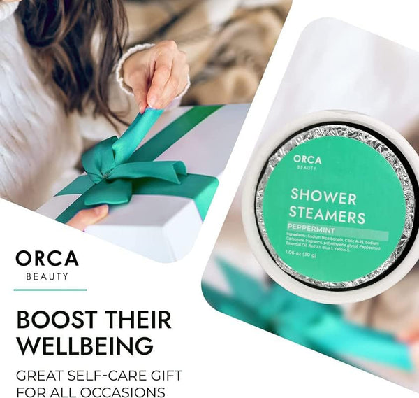 Shower Steamers Aromatherapy - Relaxation Gifts for Women, Shower Bombs, Unique Spa Gifts Shower Tablets, Stocking Stuffers for Women & Men