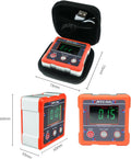 NYEAR Digital Electronic Angle Gauge (Type-C Rechargeable), Four Sided Strong Magnet, IP67 Waterproof Rating, Measures 0-90 and 0-180 Degree