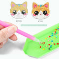 SINHOWANG Diamond Art Kits for Kids 4-8 Years Old, Arts and Crafts for Kids Ages 8-12 Girls Boys Art Supplies, 6Pcs Animal Mosaics Gem Stickers