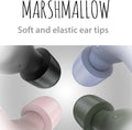 JVC Marshmallow True Wireless Bluetooth 5.3 Earbuds – 28H Battery, Memory Foam Earpieces for All-Day Comfort, IPX4 Water Resistant, Mic, Compact