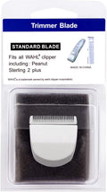 2PCS White Professional Peanut Clippers/Trimmers Snap On Replacement Blades #2068-300-Fits Compatible with Peanut Hair Clipper