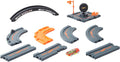 Hot Wheels City Track Pack, 10 Piece Set Includes Track Base & Various Track Pieces to Build a Cityscape, with 1 Hot Wheels Car, Connects to Other