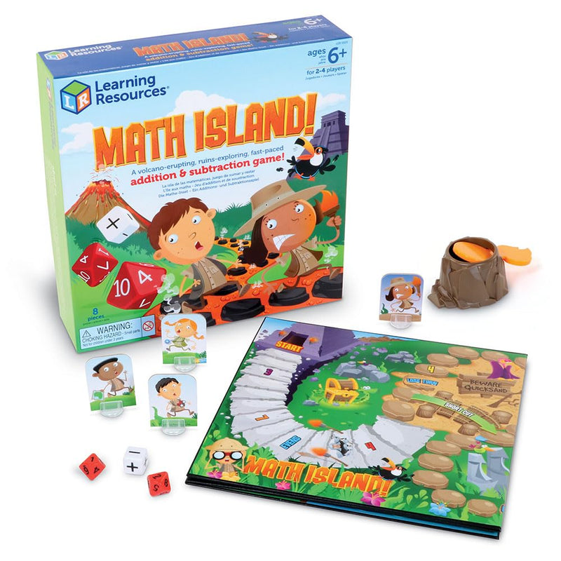 Learning Resources Math Island Addition & Subtraction Game Toys
