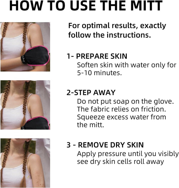 Deep Exfoliating Back Scrubber -Bath & Shower Back Scrub - Body Exfoliator Scrub Tool - Skin Care for Women & Men - Exfoliation Body Scrubber for