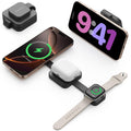 2026 for iPhone 16 Pro Max 3 in 1 Foldable Wireless Charging Station for MagSafe Magnetic Charger, Travel Stand 20W Charge Multiple Devices for