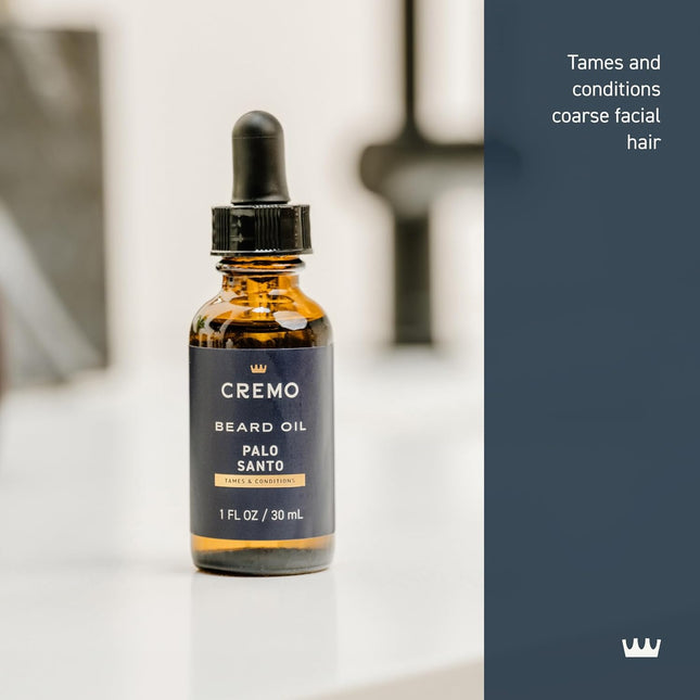 Cremo Beard Oil, Palo Santo (Reserve Collection), 1 Fl Oz - Restore Natural Mois