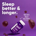 Goli Dreamy Sleep Gummy - 60 Count - Melatonin, Vitamin D, Magnesium, and Lemon Balm Extract - Gelatin-Free, Gluten-Free, Vegan & Non-GMO 5mg