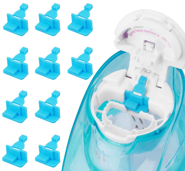 Silicone Saltwater Pods Refills Accessories Compatible with Navage Nasal Care - Save Saltwater Pods for Easy Operation (10 Pack-Blue)