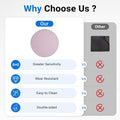 Metal Mouse Pad,Aluminum Mouse Pad,Hard Silver Metal Aluminum Mouse Pad,Office and Gaming Metal Aluminum Mouse Pad,20 * 20Cm,Rose Gold