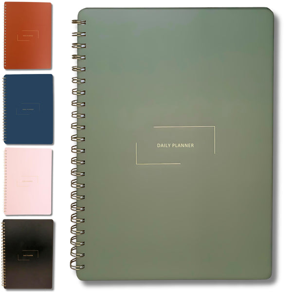 Undated Daily Planner | 8.25â X 11.75â to Do List Notebook | Work Productivity ADHD Organizer | Men and Women Planner | College Supplies |