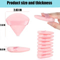 8 Pcs Cotton Powder Puff Face,Jassins Triangle Super Soft for Both Dry and Wet Makeup Setting/Concealer/Loose and Body Powder/Foundation/Blush