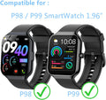 Screen Protector Compatible for Togala Smart Watch 1.96" (6 Pack) Clear TPU Soft Film Compatible for Jugeman P99 / P98 Smart Watch