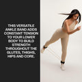 Pvolve Ankle Workout Bands- Home Gym Fitness Equipment to Exercise the Lower Body and Sculpt & Tone Legs, Glutes, and Core