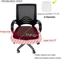 Smiry Office Computer Chair Seat Covers for Desk, Anti-dust Protector Chair Seat Cover Black