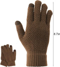 Bad Piggies Winter Gloves for Men, Touch Screen Warm Gloves with Thermal Soft Knit Fleece Lining for Running Driving Hiking