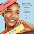 BYOMA De-Puff + Brighten Eye Gel - Lightweight Gel Eye Cream for Dark Circles, Puffiness & Wrinkles - Under Eye Cream With Hyaluronic Acid &