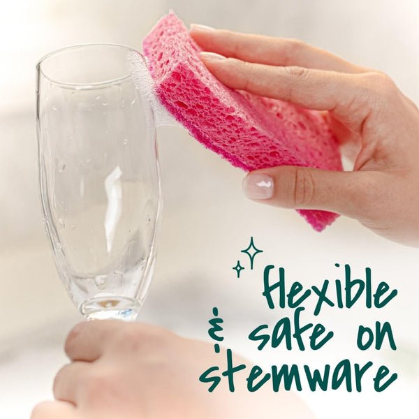 Scotch-Brite Delicate Clean Non-Scratch Scrub Sponge, 3 Pack 3 Count