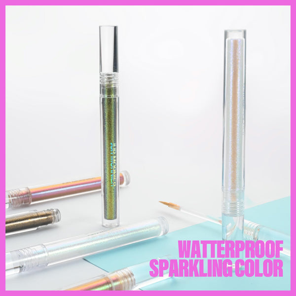 Multichrome Liquid Eyeshadow Set, 3 Colors Multi-Dimensional Eye Liner Makeup, High Pigment Waterproof Metallic Eyeshadow