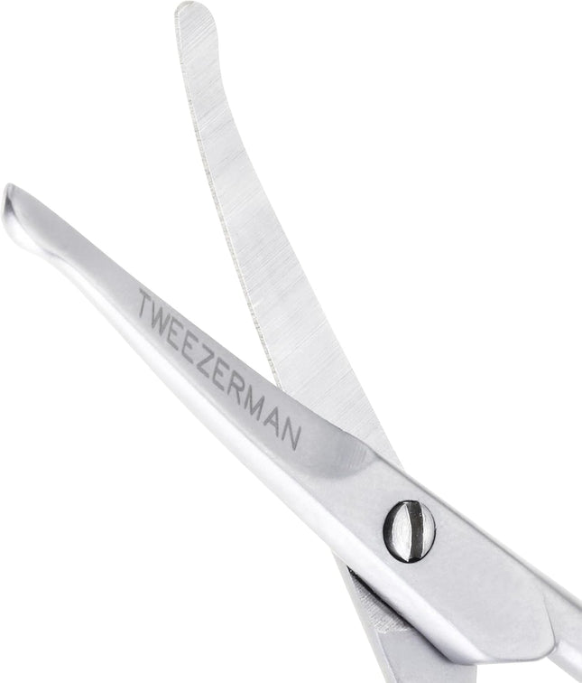 Tweezerman Pet Grooming Scissors, Stainless Steel Rounded Tip Trimming Shears fo