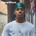 4PCS Silky Durags for Men Women 360 Waves with 1 Wave Cap, Silky Satin Durag Extra Long Tails Black Blue Green Purple