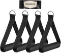 Garneck 4pcs Resistance Band Handles Plastic D Ring Exercise Strap Foam Handle Band Fitness Equipment for Home Gym Overhead Strength Training